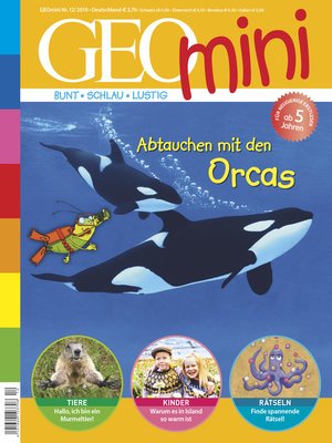 cover image of GEO mini 12/2019--Abtauchen mit den Orcas